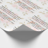 Vorlage zum Entwerfen eines Geschenkes für Ihr eig Geschenkpapier (Ecke)