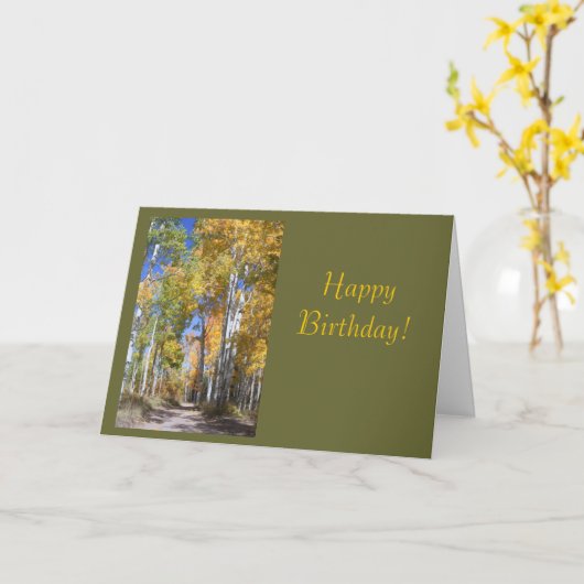 Vorlage zum Geburtstag im Herbst (Gelbe Blume)