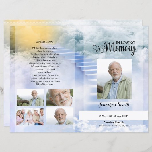 Vorlage zum Himmelsbeerungsprogramm (Vorne/Hinten)