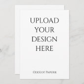 Vorlage zum Hochladen des Kunden zum Drucken (Vorne/Hinten)