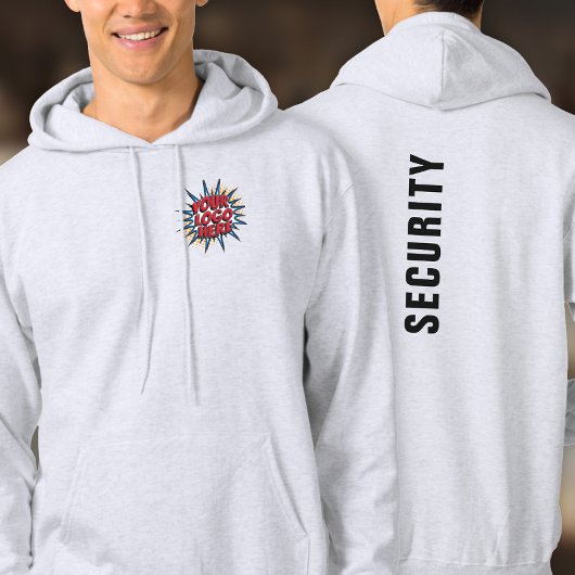 Vorlage zum Hochladen von Logos auf der Vorderseit Hoodie