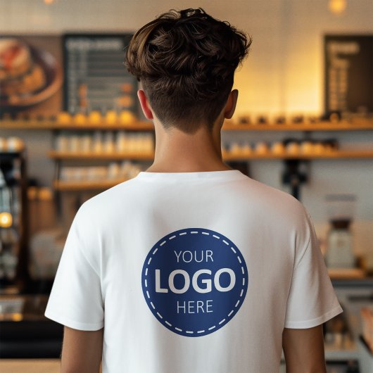 Vorlage zum Hochladen von Logos - Zurück - Erstell T-Shirt
