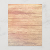 Vorlage zum Thema Hochzeit im Wald (Rückseite)