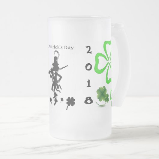 Vorlage zur Tasse des St. Patrick's Day Beer (VorderseiteRechts)
