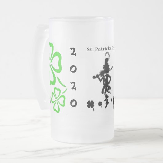 Vorlage zur Tasse des St. Patrick's Day Beer (Vorderseite Links)