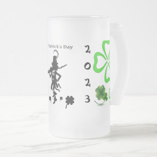 Vorlage zur Tasse des St. Patrick's Day Beer (VorderseiteRechts)
