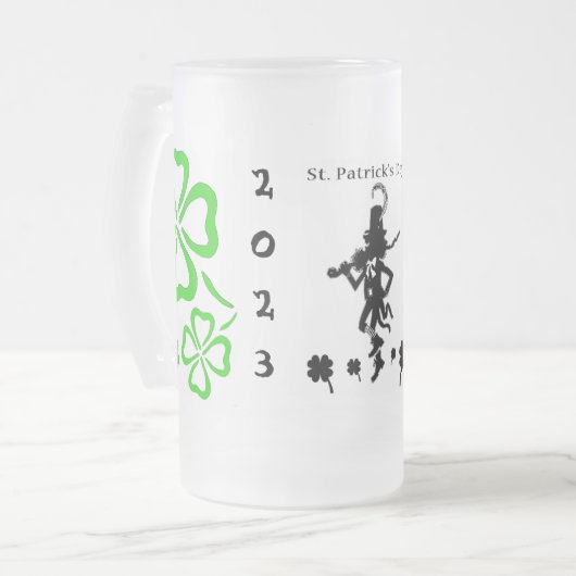 Vorlage zur Tasse des St. Patrick's Day Beer (Vorderseite Links)