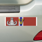 Vorlagen-EOD-Bronze-Stern "V " Autoaufkleber (Auf Auto)