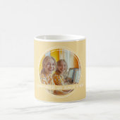 Vorlagen-Foto-Nachricht Andenken-Partner Gelb C62 Kaffeetasse (Mittel)