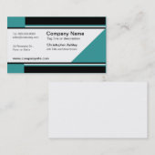 Vorlagen für aquamarine Visitenkarten Visitenkarte (Vorne/Hinten)