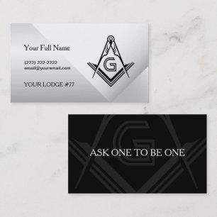 Vorlagen für die Masonic Card Business Card   Fre Visitenkarte