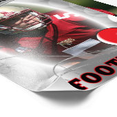 Vorlagen für Fußball-Player Fotodruck (Ecke)