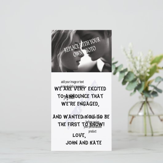 Vorlagen für lässige Verlobung (Stehend Vorderseite)