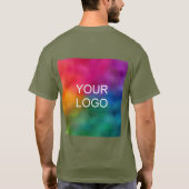 Vorlagen für Logo-Vorlagen für Firmennamen benutze T-Shirt (Rückseite)