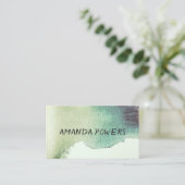 Vorlagen für moderne Visitenkarten in Aquarellfarb Visitenkarte (Stehend Vorderseite)