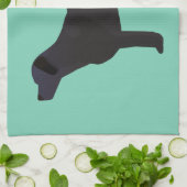 Vorlagen im schwarzen Labor für individuelle Anfor Geschirrtuch (Gefaltet)