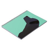 Vorlagen im schwarzen Labor für individuelle Anfor Notizblock (Linke Seite)