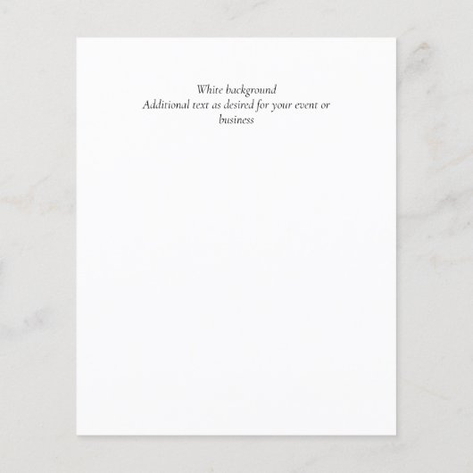 Vorlagen mit Hauptgrund Flyer (Hinten)