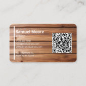 Vorlagen QR-Code Visitenkarte (Vorderseite)