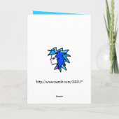 VORLAGEN-SCHWIMMER DES DANK-ZUG-STYLIN PROFILIN DANKESKARTE (Rückseite)