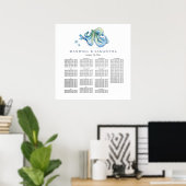 Vorlagen zur Hochzeitsstiftung am Strand Poster (Heimbüro)
