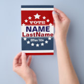 Vorlagenanzeige für Kampagne Flyer (Handgriff)