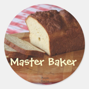 Vorlagenbäcker Runder Aufkleber