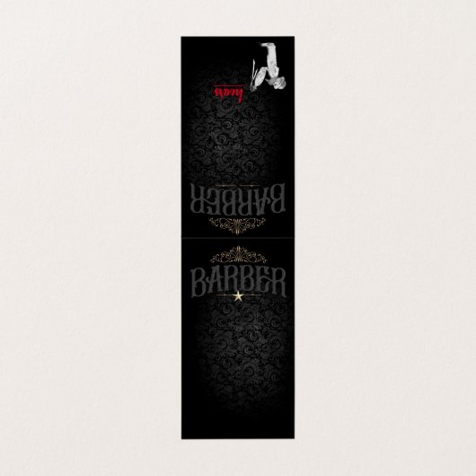 Vorlagenbarometer Visitenkarten (Außenseite Aufgefaltet)