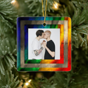 Vorlagenbild mit Rainbow Frames LGBTQ Keramikornament