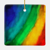Vorlagenbild mit Rainbow Frames LGBTQ Keramikornament (Rückseite)