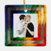 Vorlagenbild mit Rainbow Frames LGBTQ Keramikornament (Vorderseite)