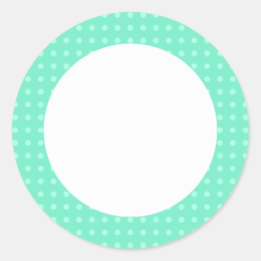 Vorlagenblank für benutzerdefinierte Elegant-Minia Runder Aufkleber (Vorderseite)