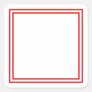 Vorlagenblock .. Den Bildtext hier hinzufügen Quadratischer Aufkleber