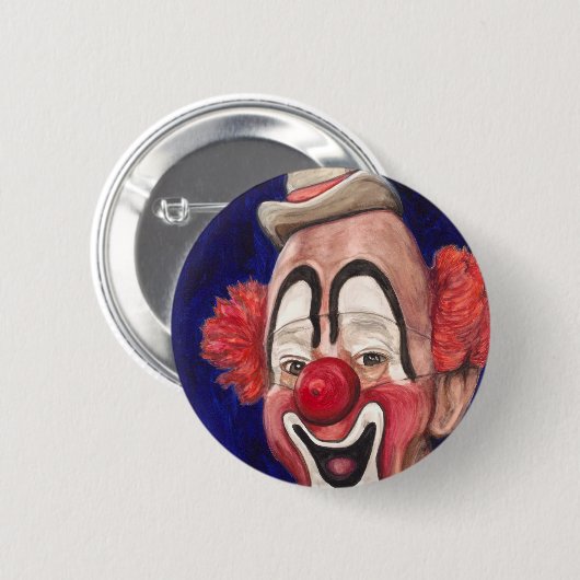 Vorlagenclown Lou Jacobs Button (Vorne & Hinten)