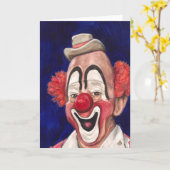 Vorlagenclown Lou Jacobs Karte (Gelbe Blume)
