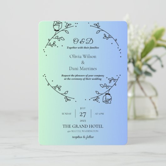 VORLAGENDE AUSSUCHUNGEN IM ONLINE-BEREICH EINLADUNG (Stehend Vorderseite)