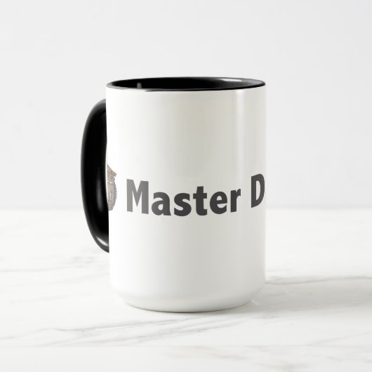 Vorlagendetektiv-Grau Tasse (Vorderseite Links)