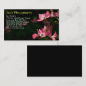 Vorlagenfotografie-Visitenkarten Visitenkarte (Vorne/Hinten)