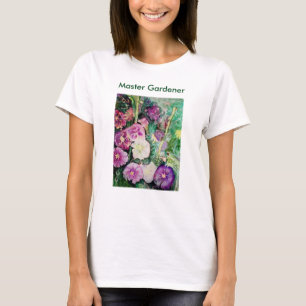 Vorlagengärtner - AquarellHollyhocks T-Shirt