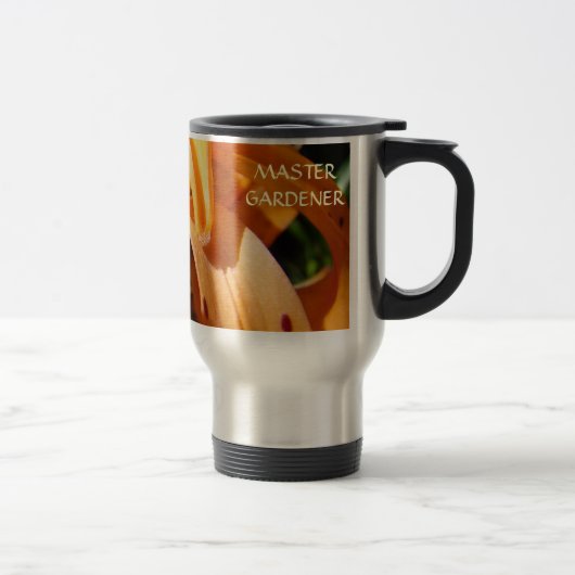 VORLAGENgärtner-GESCHENK Kaffee-Reise-Tasse LILIEN Reisebecher (Rechts)
