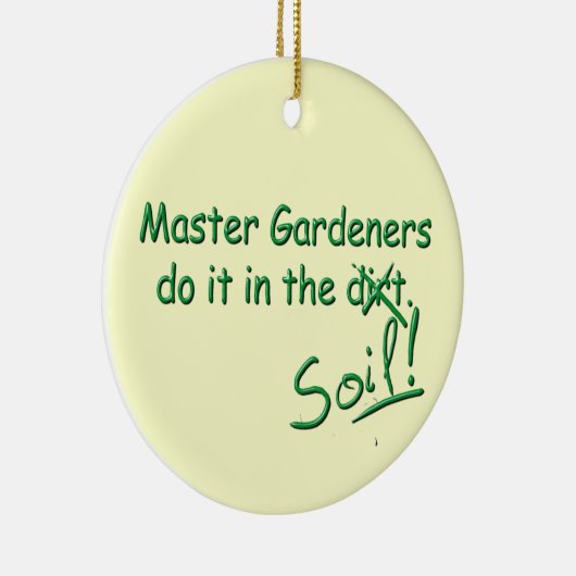 Vorlagengärtner tun es im Boden Keramikornament (Rechts)