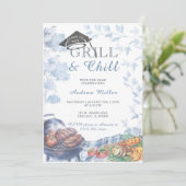 Vorlagenideen für Grill- und Chill-Abschluss Einladung (Stehend Vorderseite)