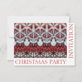 Vorlagenkarte für die Weihnachtszeit Einladung