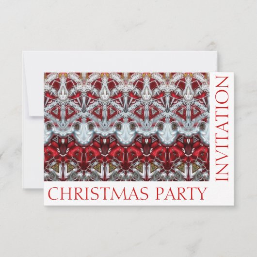 Vorlagenkarte für die Weihnachtszeit Einladung (Vorderseite)