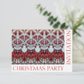 Vorlagenkarte für die Weihnachtszeit Einladung (Stehend Vorderseite)