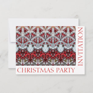 Vorlagenkarte für die Weihnachtszeit Einladung