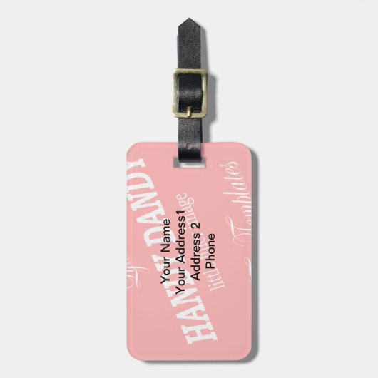 Vorlagenkennzeichen - Behalten Gepäckanhänger (Vorderseite vertikal)