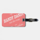 Vorlagenkennzeichen - Behalten Gepäckanhänger (Rückseite horizontal)