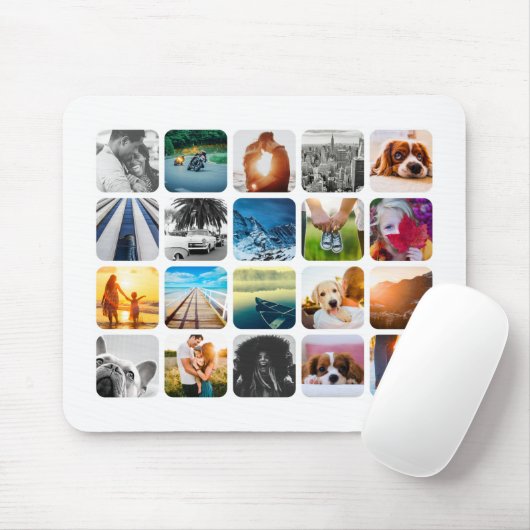 Vorlagenkollektion für das Foto Pad 20 umgerundet Mousepad (Mit Mouse)