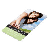 Vorlagenmagazin Save the Date Magnet (Linke Seite)